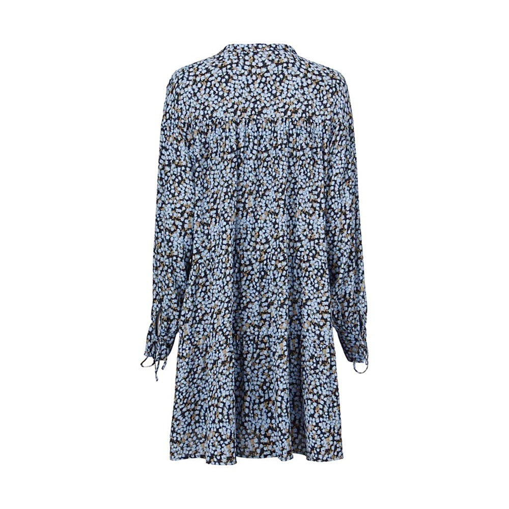 Modstrom Blue Patterned Midi Dress - Picture 3 of 10